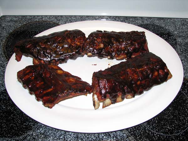 Baby Back Ribs - Plated and ready to eat!