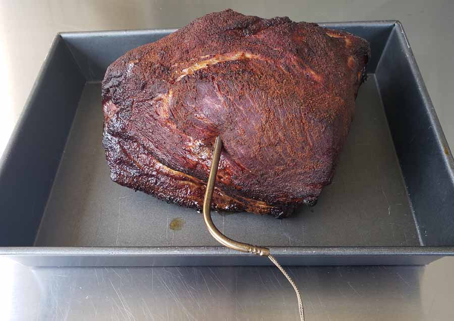 Smoked Pulled Pork Remove and Cover