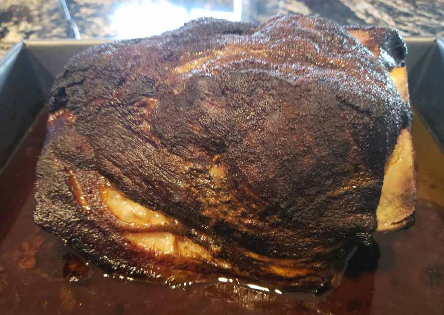 Smoked Pulled Pork Done Resting