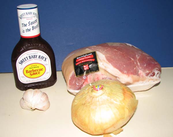 Slow Cooker Pulled Pork - Ingredients